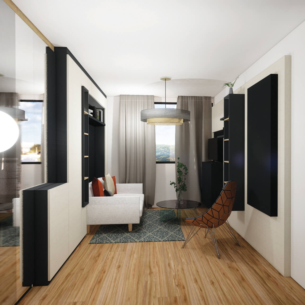 Rénovation complète d'un studio à Montpellier © Group Realiz