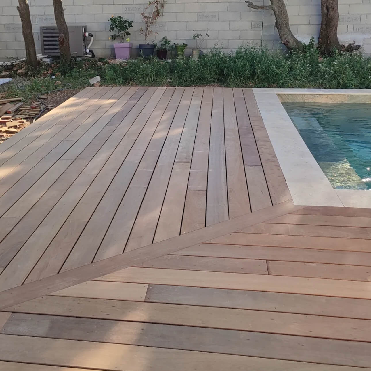 Terrasse en bois exotique Itauba - finition détail